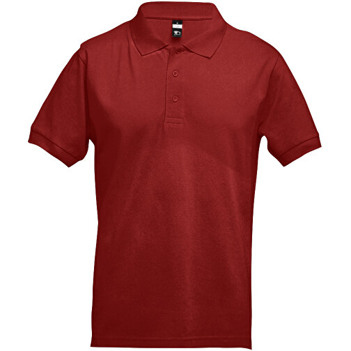 THC ADAM. Kurzarm-Poloshirt Aus Baumwolle Für Herren , burgunder, 100% Baumwolle, S, 67,50cm x 46,00cm (Länge x Breite), Bild 1
