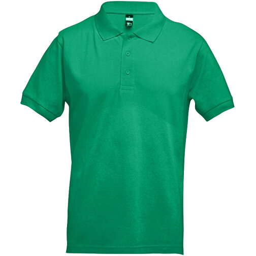 THC ADAM. Kurzarm-Poloshirt Aus Baumwolle Für Herren , grün, 100% Baumwolle, M, 69,50cm x 50,00cm (Länge x Breite), Bild 1