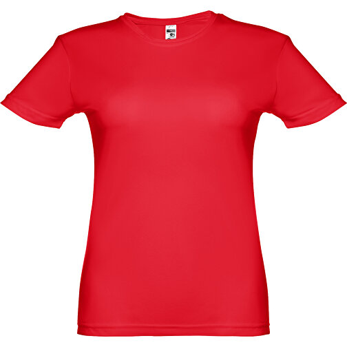 THC NICOSIA WOMEN. Damen Sport T-shirt , rot, Polyester, L, 66,00cm x 49,00cm (Länge x Breite), Bild 1