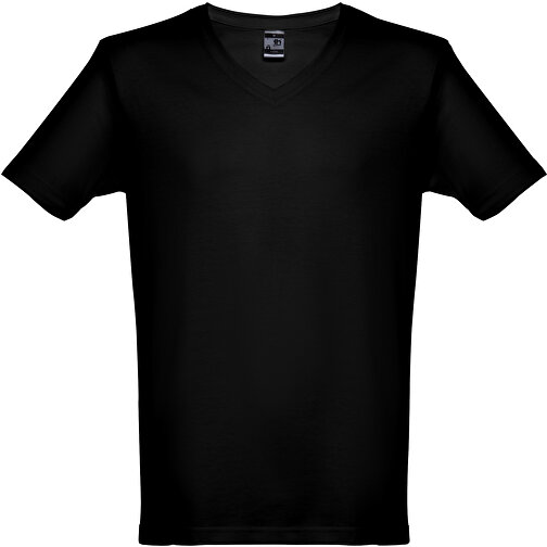 THC ATHENS. Herren T-shirt , blau melliert, 100% Baumwolle, XXL, 77,00cm x 58,00cm (Länge x Breite), Bild 2