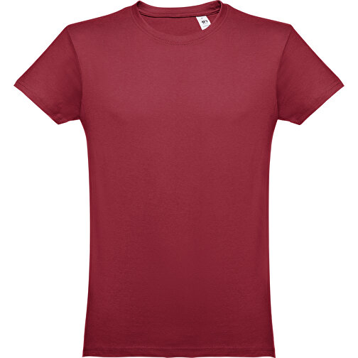 THC LUANDA. Herren-T-Shirt Aus Baumwolle Im Schlauchformat , burgunder, 100% Baumwolle, M, 72,00cm x 53,00cm (Länge x Breite), Bild 1