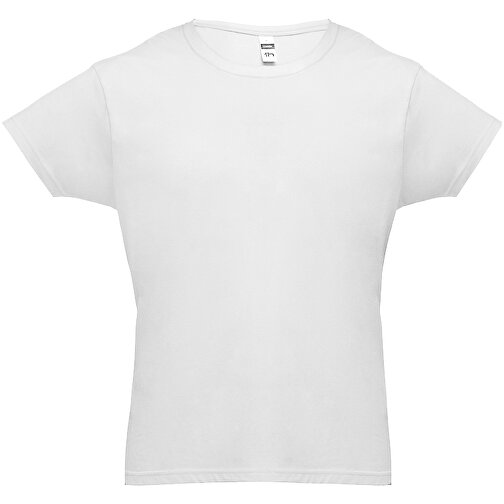 THC LUANDA WH. Herren-T-Shirt Aus Baumwolle. Weiße Farbe , weiß, 100% Baumwolle, XS, 67,00cm x 47,00cm (Länge x Breite), Bild 2