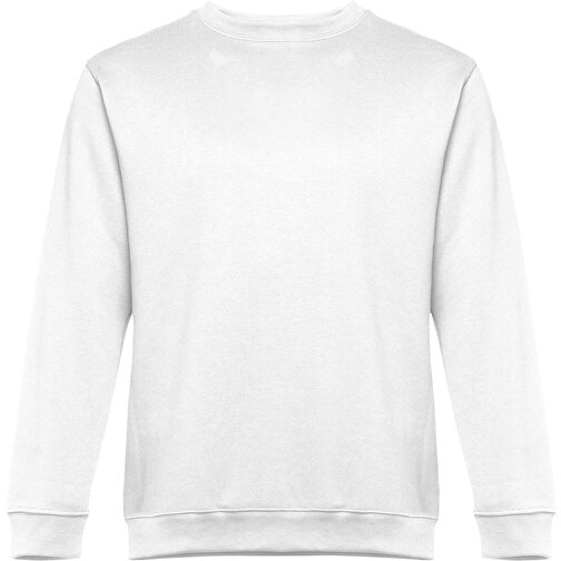 THC DELTA WH. Unisex Sweatshirt , weiss, Baumwolle und Polyester, XL, 73,00cm x 61,00cm (Länge x Breite), Bild 1