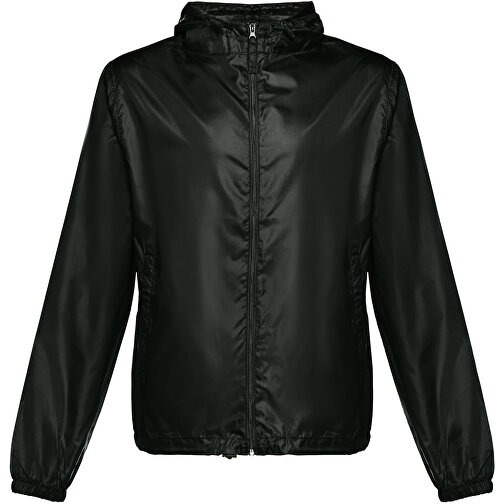 THC DUBLIN. Unisex Windjacke , schwarz, Polyester, L, 71,00cm x 59,00cm (Länge x Breite), Bild 1