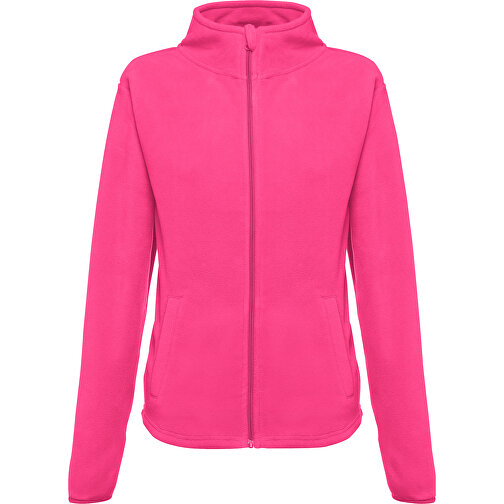 THC HELSINKI WOMEN. Polarfleecejacke Aus Polyester Mit Gürtel Für Damen , dunkelgrün, Polyester, S, 62,00cm x 44,00cm (Länge x Breite), Bild 2