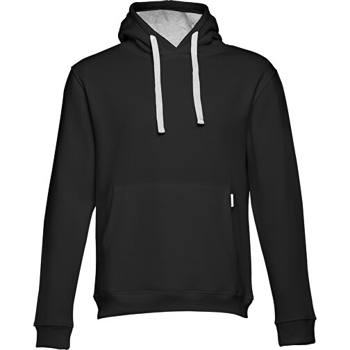THC MOSCOW. Unisex Sweatshirt , schwarz, Baumwolle und Polyester, L, 70,00cm x 58,00cm (Länge x Breite), Bild 1
