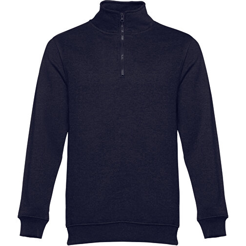 THC BUDAPEST. Unisex Sweatshirt , dunkelblau, Baumwolle und Polyester, S, 71,00cm x 51,00cm (Länge x Breite), Bild 1