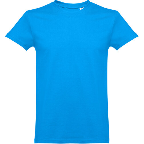 THC ANKARA. Herren T-shirt , wasserblau, 100% Baumwolle, L, 74,00cm x 56,00cm (Länge x Breite), Bild 1