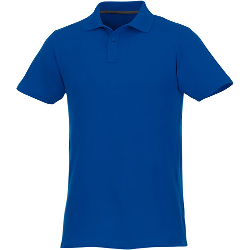 Helios Poloshirt Für Herren , blau, Piqué Strick 100% BCI Baumwolle, 180 g/m2, XL, , Bild 1