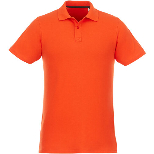 Helios Poloshirt Für Herren , orange, Piqué Strick 100% BCI Baumwolle, 180 g/m2, S, , Bild 4