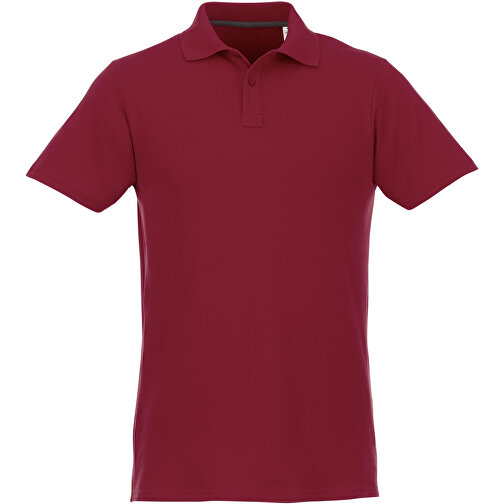 Helios Poloshirt Für Herren , bordeaux, Piqué Strick 100% BCI Baumwolle, 180 g/m2, XXL, , Bild 3