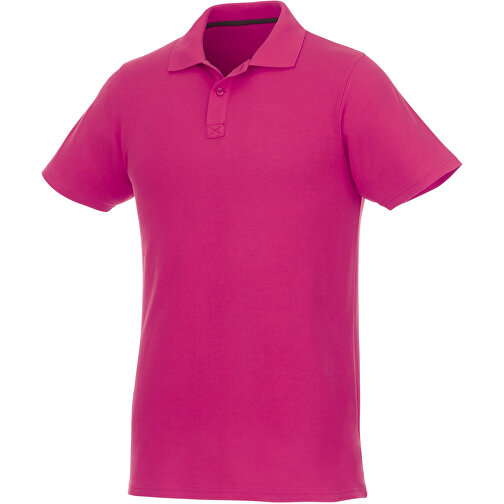 Helios Poloshirt Für Herren , magenta, Piqué Strick 100% BCI Baumwolle, 180 g/m2, 2XL, , Bild 4