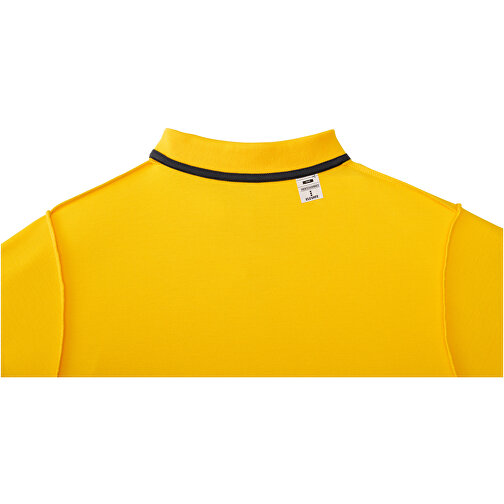 Helios Poloshirt Für Herren , gelb, Piqué Strick 100% BCI Baumwolle, 180 g/m2, 3XL, , Bild 6