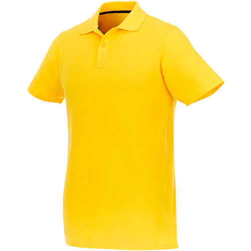 Helios Poloshirt Für Herren , gelb, Piqué Strick 100% BCI Baumwolle, 180 g/m2, XS, , Bild 1