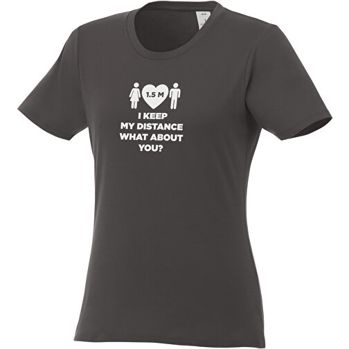 Heros T-Shirt Für Damen , storm grey, Single jersey Strick 100% BCI Baumwolle, 150 g/m2, L, , Bild 3