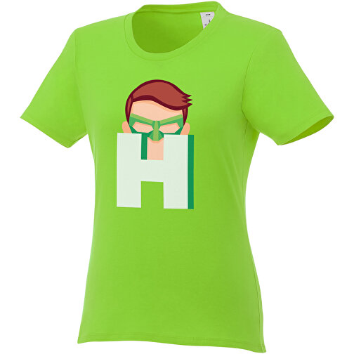 Heros T-Shirt Für Damen , apfelgrün, Single jersey Strick 100% BCI Baumwolle, 150 g/m2, M, , Bild 2