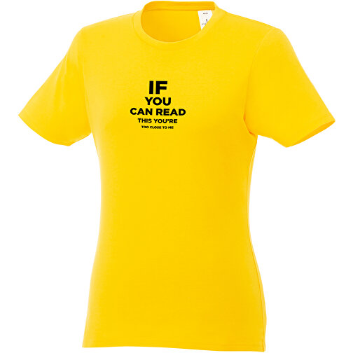 Heros T-Shirt Für Damen , gelb, Single jersey Strick 100% BCI Baumwolle, 150 g/m2, XXL, , Bild 3