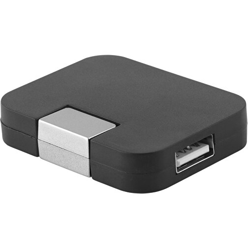 JANNES. USB Hub 2´0 Mit 4 Ports , schwarz, Kunststoff, , Bild 1