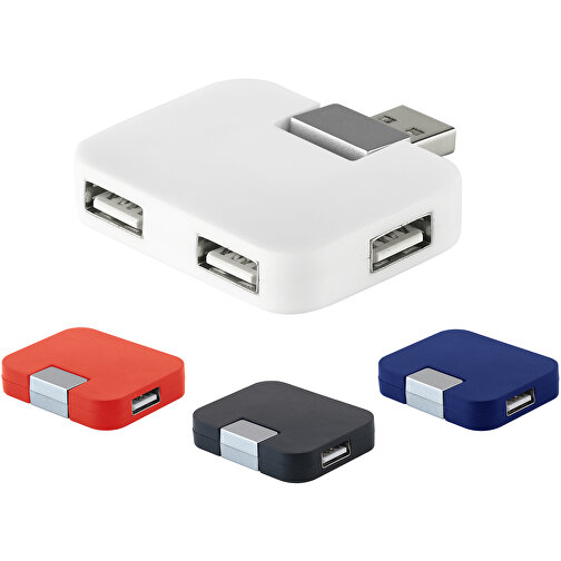 JANNES. USB Hub 2´0 Mit 4 Ports , schwarz, Kunststoff, , Bild 2