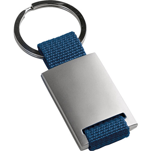 GRIPITCH. Schlüsselanhänger Aus Metall , blau, Metall und Gurtband, , Bild 1
