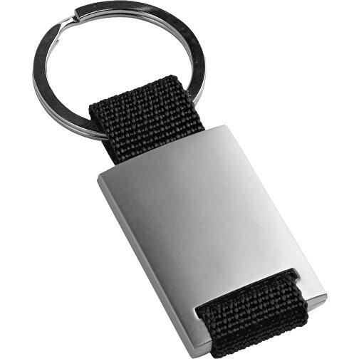 GRIPITCH. Schlüsselanhänger Aus Metall , schwarz, Metall und Gurtband, , Bild 1