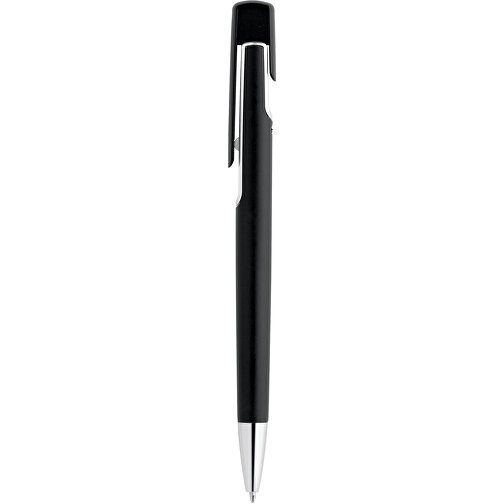 BRIGT. Kugelschreiber Mit Metallischer Oberfläche , satinsilber, Kunststoff, , Bild 1