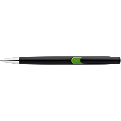 BRIGT. Kugelschreiber Mit Metallischer Oberfläche , hellgrün, Kunststoff, , Bild 3