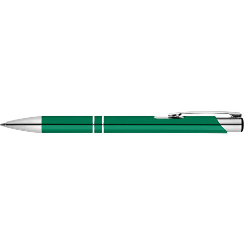 BETA. Aluminium-Kugelschreiber Mit Clip , grün, Aluminium, , Bild 3