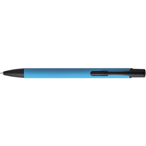 POPPINS. Kugelschreiber Aus Aluminium Und Gummi , hellblau, Aluminium, , Bild 3