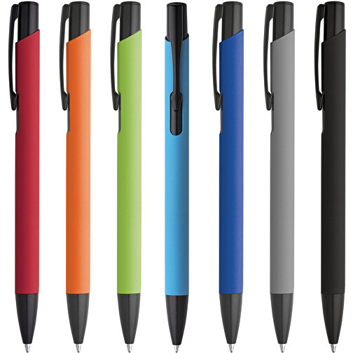 POPPINS. Kugelschreiber Aus Aluminium Und Gummi , hellgrün, Aluminium, , Bild 4