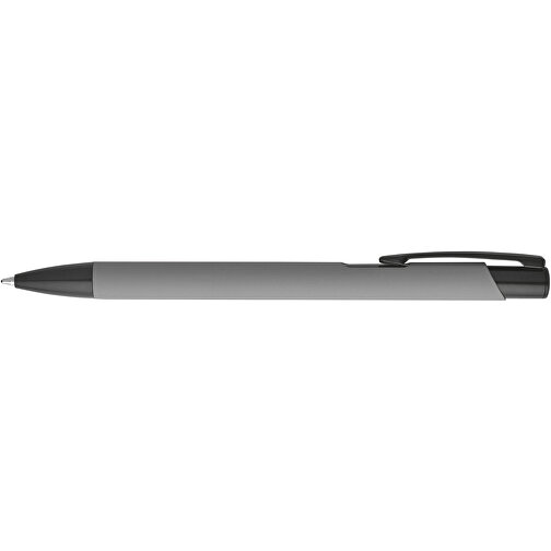 POPPINS. Kugelschreiber Aus Aluminium Und Gummi , grau, Aluminium, , Bild 3