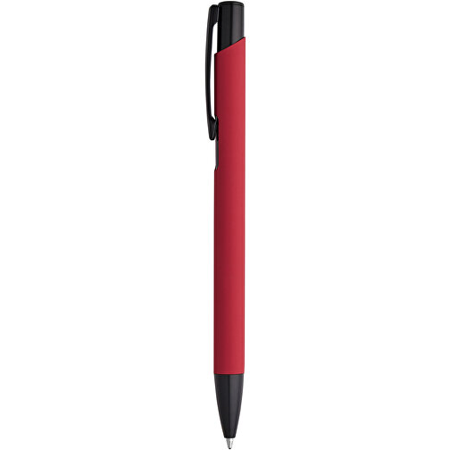 POPPINS. Kugelschreiber Aus Aluminium Und Gummi , rot, Aluminium, , Bild 1