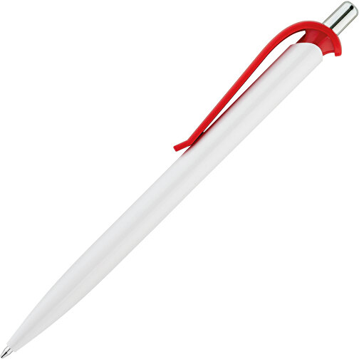 ANA. ABS-Kugelschreiber Mit Clip , rot, ABS Kunststoff, , Bild 2