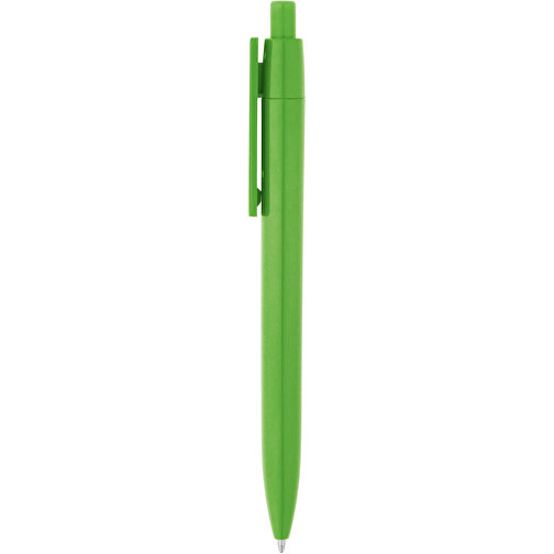 RIFE. Kugelschreiber Mit Clip Für Doming , hellgrün, Kunststoff, , Bild 1
