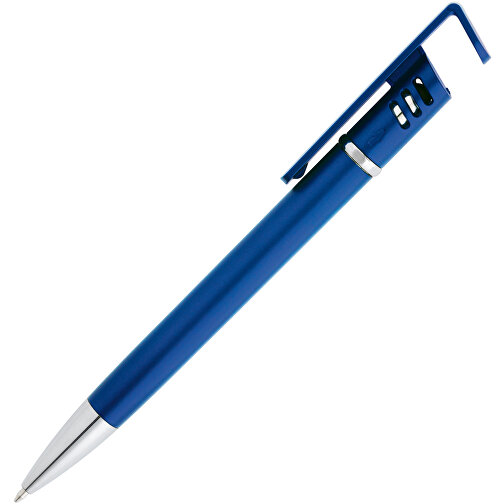 TECNA. Kugelschreiber Mit Metallischer Oberfläche , königsblau, Kunststoff, , Bild 2
