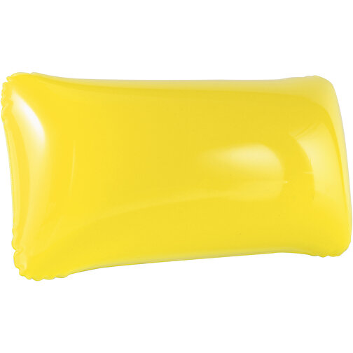 TIMOR. Strandkissen Aufblasbar Aus Undurchsichtigem PVC , gelb, PVC, , Bild 1