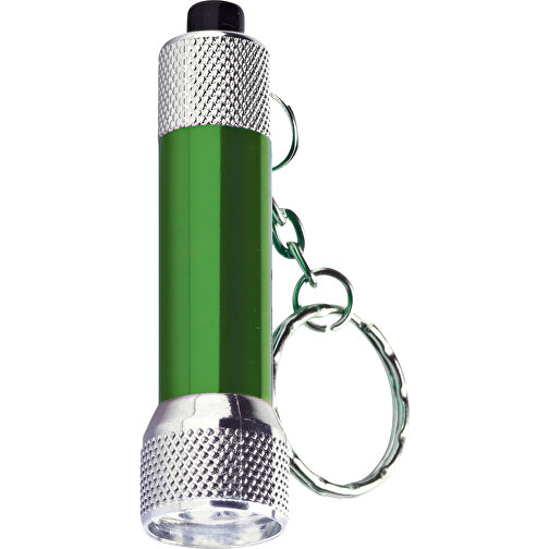 LERGAN. Schlüsselanhänger Mit LED , grün, Aluminium, , Bild 1