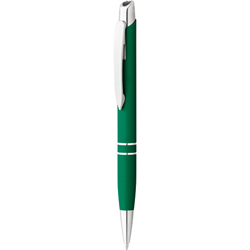 MARIETA SOFT. Aluminium-Kugelschreiber Mit Clip , grün, Aluminium, , Bild 5