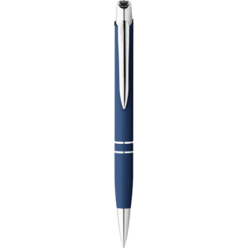 MARIETA SOFT. Aluminium-Kugelschreiber Mit Clip , blau, Aluminium, , Bild 4