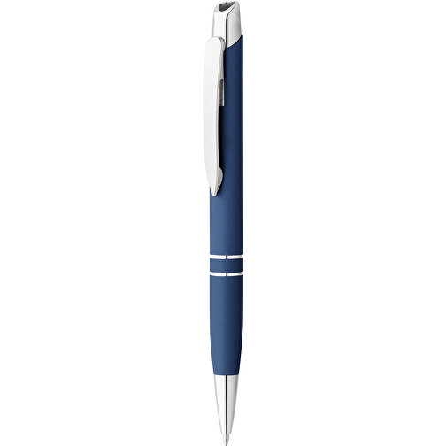 MARIETA SOFT. Aluminium-Kugelschreiber Mit Clip , blau, Aluminium, , Bild 5