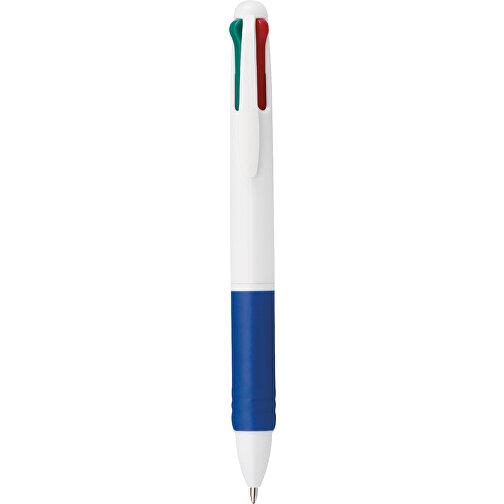 OCTUS. 4 In 1 Kugelschreiber Mit 4 Minenfarben , blau, Kunststoff, , Bild 1