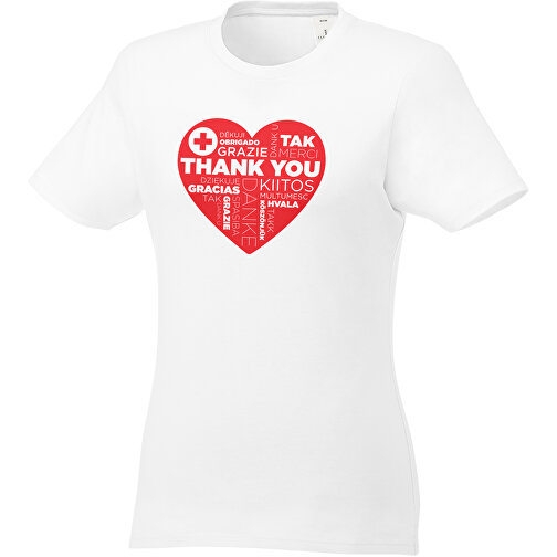Heros T-Shirt Für Damen , weiß, Single jersey Strick 100% BCI Baumwolle, 150 g/m2, 4XL, , Bild 3