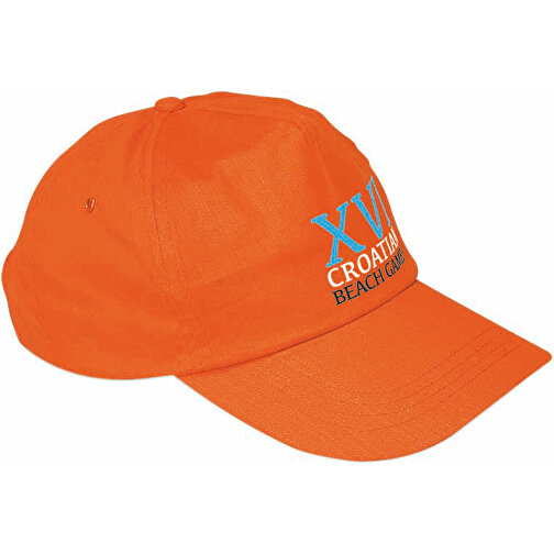 Glop Cap , orange, Baumwolle, 25,00cm x 15,00cm x 16,00cm (Länge x Höhe x Breite), Bild 3