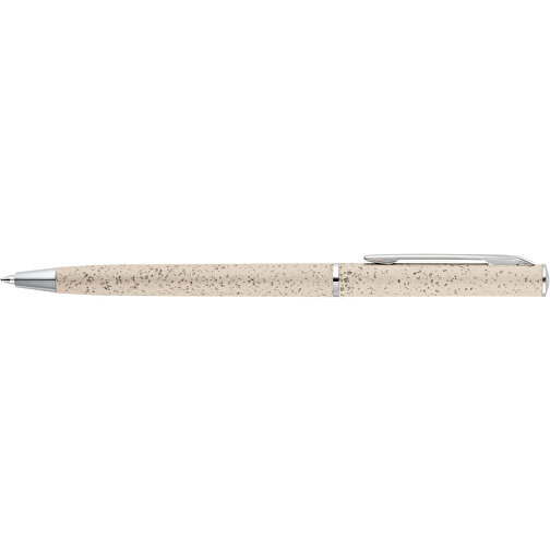 DEVIN. Kugelschreiber Mit Weizenstrohfaser Und ABS , naturhell, Paglia di grano. ABS. Metallo, , Bild 3