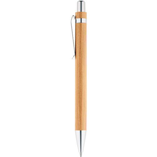 GREENY. Schreibset Mit Kugelschreiber Und Minenbleistift Aus Bambus , natur, Bambus, , Bild 1