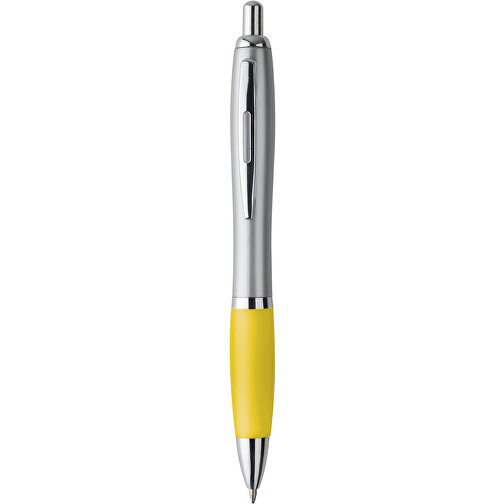 SWING. Kugelschreiber Mit Clip Aus Metall , gelb, Kunststoff, , Bild 1