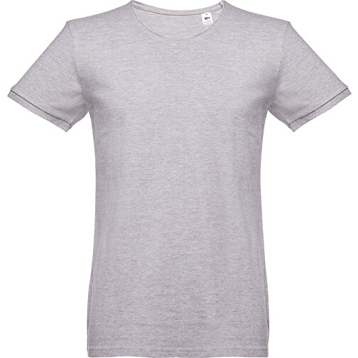 THC SAN MARINO. Herren T-shirt , hellgrau melliert, 100% Baumwolle, XXL, 77,00cm x 62,00cm (Länge x Breite), Bild 1