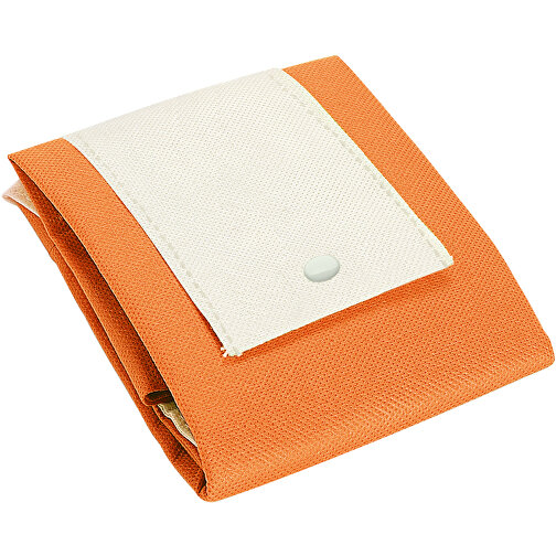 CARDINAL. Faltbare Einkaufstasche , orange, Non Woven: 80 g/m², , Bild 1