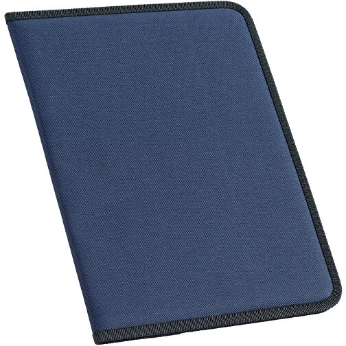 CUSSLER. A4 Schreibmappe Mit Taschenrechner , blau, 600D, , Bild 1