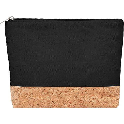 Porto Bag , schwarz, Baumwolle, 24,00cm x 17,00cm x 5,00cm (Länge x Höhe x Breite), Bild 1